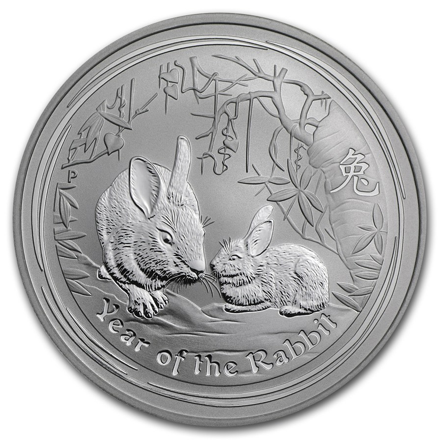 Australië Lunar 2 Haas 2011 1 ounce silver